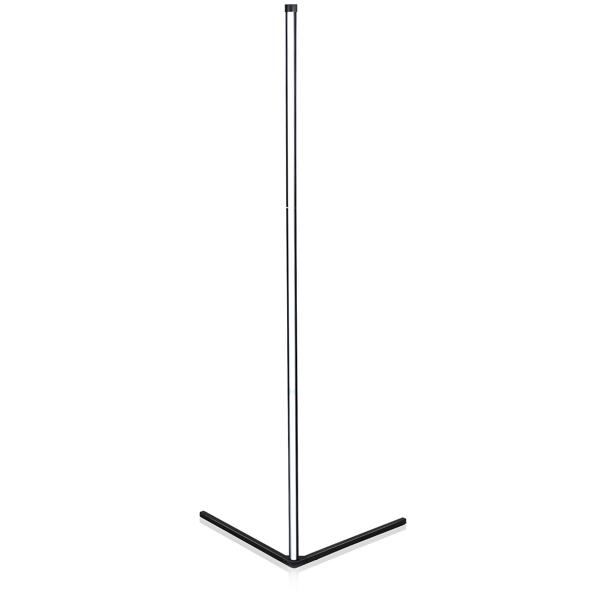 RGB Ecklampe mit dynamischem Musik-Sensor, warmweiss & farbig, 140cm Stehleuchte, Steuerung per Fernbedienung. Perfekt für Wohnzimmer & Gaming