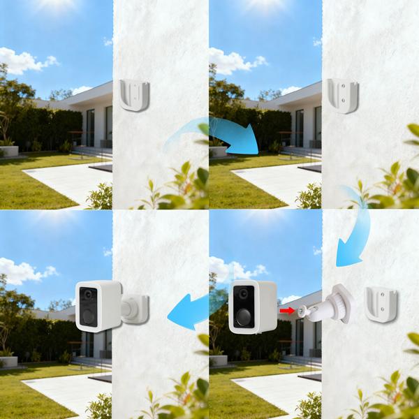 WiFi solar surveillance camera outdoors 3MP, self-sufficient IP66 wireless camera with floodlight, app control, PIR sensor & intercom, white