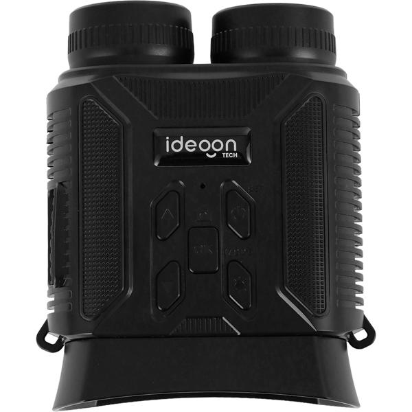 Caméra de vision nocturne 4K binoculaire professionnelle : caméra numérique IR 500 m pour la chasse, le camping et la sécurité. Photo 4K, zoom 8x, batterie USB‑C et étui inclus