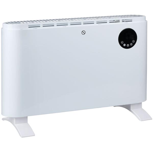Powerful convector heater incl. remote control 2000W - 2 heat settings, turbo function, overheat protection & energy-saving mode – fast & efficient