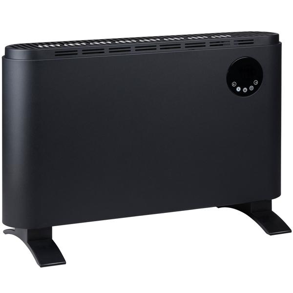 Convecteur puissant avec télécommande 2000 W – 2 niveaux de chauffage, fonction Turbo, protection contre la surchauffe et mode économie d‘énergie – rapide et efficace