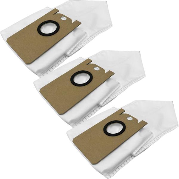 Vacuum cleaner bags for vacuum-mop robot – set of 3 for constant suction power & hygienic home cleaning – compatible with CH11056 & CH11065 – easy replacement
