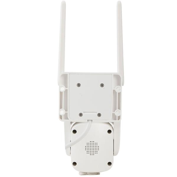 Caméra de surveillance extérieure 2K WLAN IP65 résistante aux intempéries : caméra d’extérieur à 355 degrés avec détection de personne, application, vision nocturne et système d’interphonie