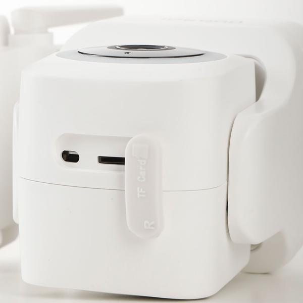 Caméra de surveillance extérieure 2K WLAN IP65 résistante aux intempéries : caméra d’extérieur à 355 degrés avec détection de personne, application, vision nocturne et système d’interphonie