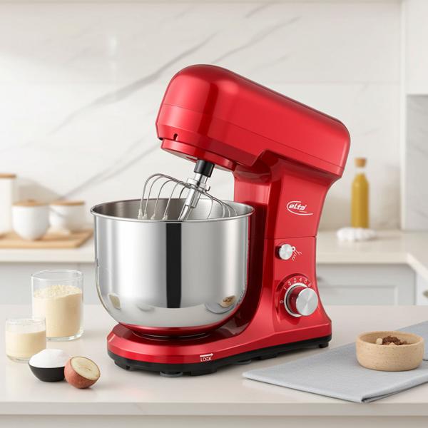 Professional kitchen machine 5L – Versatile 1000W kneading machine & mixer for cakes, bread, shakes and more – Multifunction mixer for perfect baking results