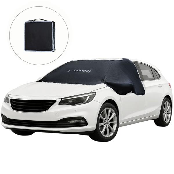 Car window cover with side window protection 270 x 94 cm – Optimal protection against ice, snow and heat, stable magnetic fastening – No more ice scraping