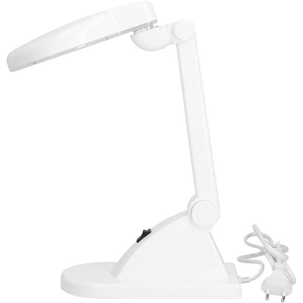 LED-Lupenleuchte, 1,75x Vergrösserung, 6W, 400 Lumen, Linse mit Ø90 mm  - Präzise Arbeitsleuchte für Handarbeit, Kosmetik, Basteln, Reparaturen
