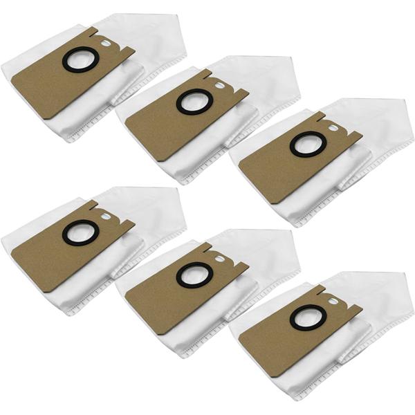 Sacchetti per aspirapolvere per robot aspira-lava - set da 6 per una potenza di aspirazione costante e una pulizia igienica della casa - compatibili con CH11056 & CH11065 - sostituzione semplice