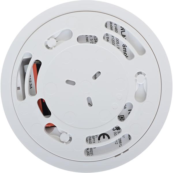 Set of 3 WiFi smoke detectors with app notifications – smartly connected fire alarm to EN 14604 with 85 dB alarm & 5-year CR123A battery life