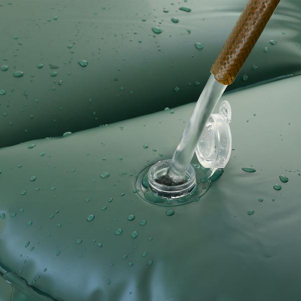 Set of 2 tree irrigation rings, 55 L each, for shrubs & trees – irrigation bags made of robust PVC – UV-resistant – trunk circumference up to 30 cm – drip system