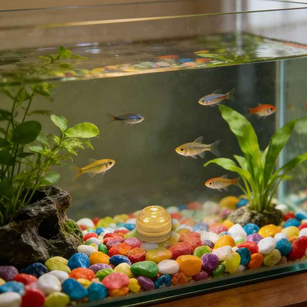 Set da 4 tea light LED bianco caldo, IP68 impermeabili per piscina, vasca da bagno, piatti decorativi, luce subacquea, decorazione da giardino - sommergibili e d‘atmosfera