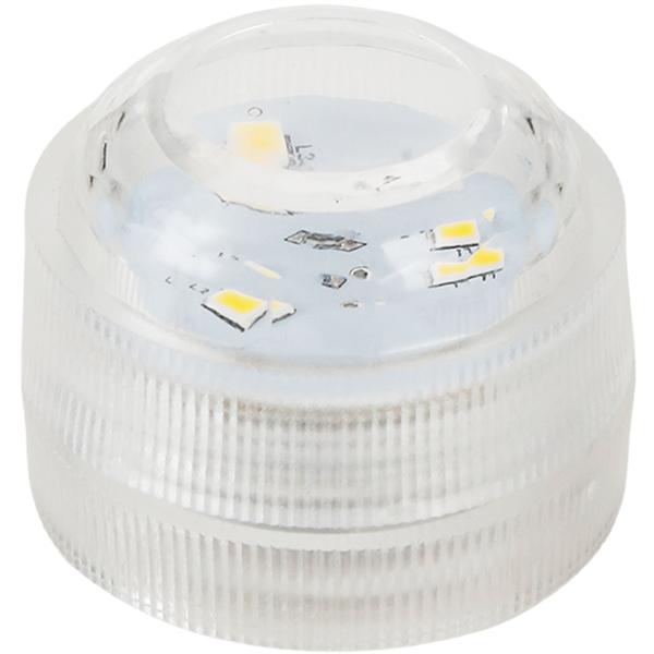 Set da 4 tea light LED bianco caldo, IP68 impermeabili per piscina, vasca da bagno, piatti decorativi, luce subacquea, decorazione da giardino - sommergibili e d‘atmosfera