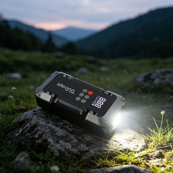 High‑performance 2‑in‑1 car jump starter and compressor – reliable 18,000mAh power bank with integrated 150 PSI air pump for 12V engines