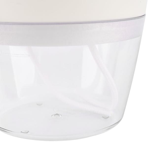 3er-Set Blumentopf selbstbewässernd 18.5cm aus Kunststoff: modernes Pflanzgefäss mit Bewässerungssystem - Wasserspeicher & Docht für Zimmerpflanzen