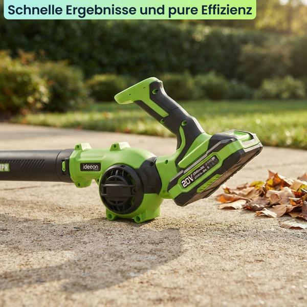 Leistungsstarker 20V Li-Ion Akku 2000mAh für Laubbläser CH9998 - Ersatzakku für Gartenarbeit, Säuberung, Laub, Schnee & Aufpumpen - Top Qualität