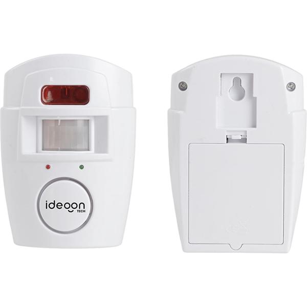 Affidabile impianto di allarme PIR con 2 telecomandi – Potente allarme casa da 105 dB e protezione antieffrazione per garage, ufficio e stanze – Montaggio semplice