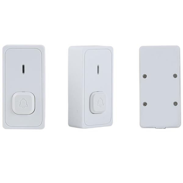 Campanello wireless con segnale LED e raggio d’azione 150 m – Suoneria senza fili con 58 toni, 4 livelli di volume e funzione silenziosa, ricezione eccellente