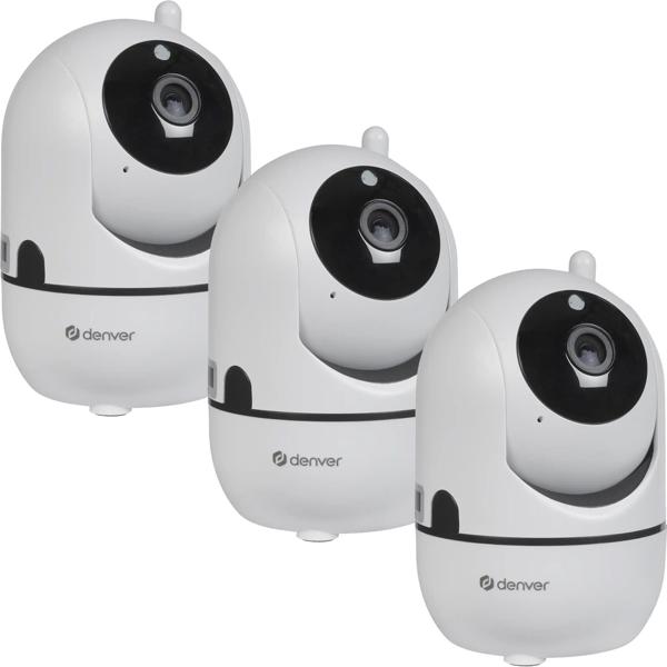 3er-Set Smart WLAN IP Kamera 720P HD – 355° Schwenkbar – Tuya-kompatibel, Überwachungskamera für Innen – Bewegungsalarm, Gegensprechen, Nachtsicht