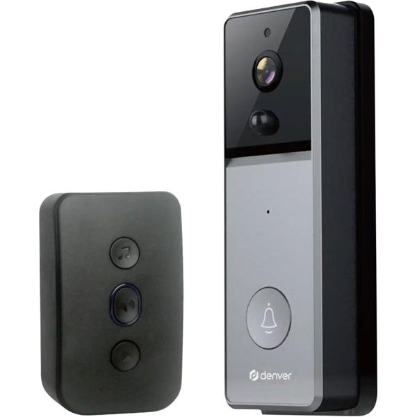 Sonnette vidéo Smart Wi‑Fi Full HD, Tuya Smart Home : sans fil, IPX3, batterie 3200mAh – pour la sécurité & la surveillance de la maison avec vision nocturne & PIR