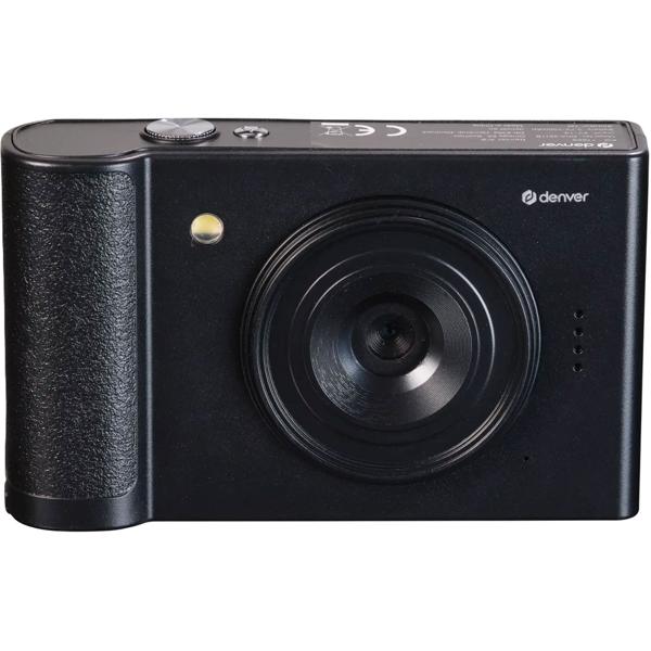 Digital photo camera 48MP Full HD video, 5.0 megapixel CMOS sensor, black – compact camera for beginners & travel