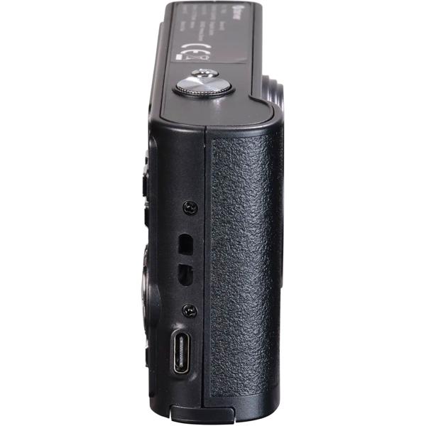 Digital photo camera 48MP Full HD video, 5.0 megapixel CMOS sensor, black – compact camera for beginners & travel