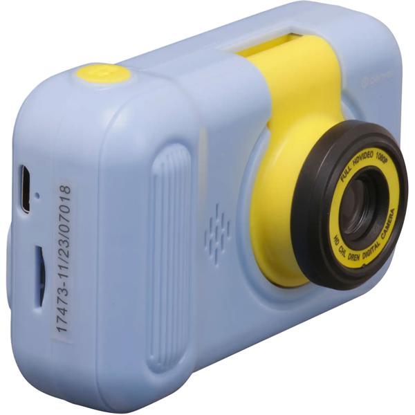 Fantastique appareil photo bleu pour enfants avec lentille rabattable pour des selfies parfaits : photos 40MP & vidéos 1080P – le cadeau parfait pour les enfants