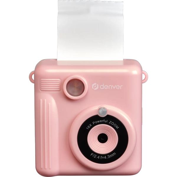 Super appareil photo instantané à impression 20MP pour enfants rose avec coque en silicone : vidéo 1080P & 4 jeux – le meilleur appareil photo numérique pour la créativité et l’apprentissage de la photo
