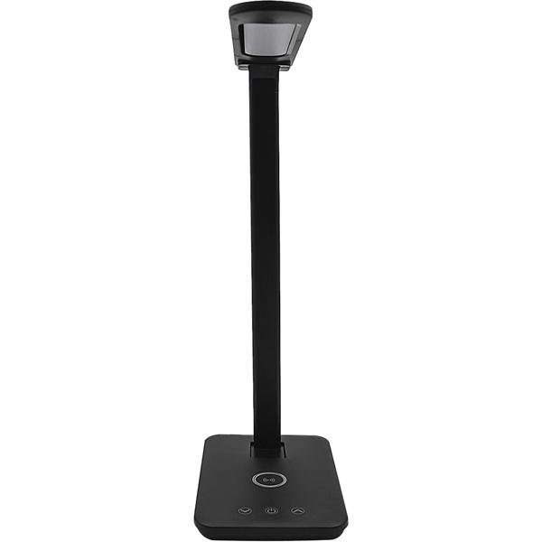 LED desk lamp with charging station - table light 3000-7000K, touch control, 10W QI wireless charging station - for office/home office & bedside table