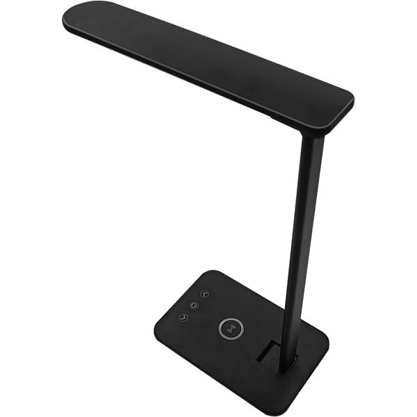 LED desk lamp with charging station - table light 3000-7000K, touch control, 10W QI wireless charging station - for office/home office & bedside table