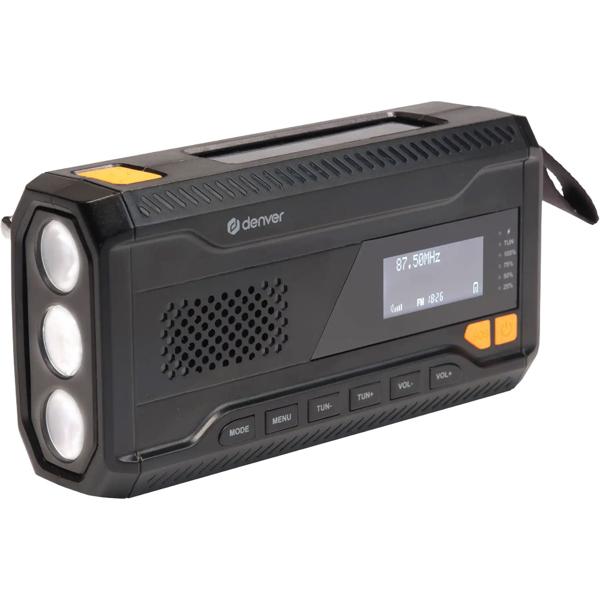 DAB+/FM Solar Kurbelradio mit SOS-Funktion & Warnmeldungen: 2000mAh Powerbank, Taschenlampe, Akku & USB - Ideal für Outdoor, Camping & Vorsorge