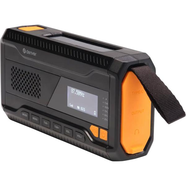 DAB+/FM Solar Kurbelradio mit SOS-Funktion & Warnmeldungen: 2000mAh Powerbank, Taschenlampe, Akku & USB - Ideal für Outdoor, Camping & Vorsorge