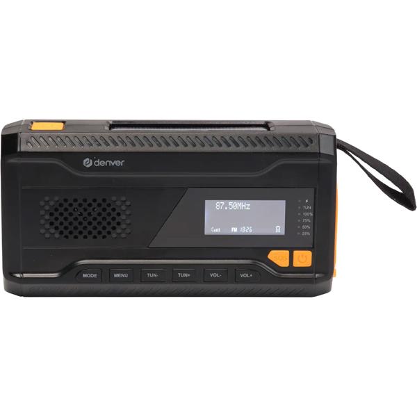 DAB+/FM Solar Kurbelradio mit SOS-Funktion & Warnmeldungen: 2000mAh Powerbank, Taschenlampe, Akku & USB - Ideal für Outdoor, Camping & Vorsorge