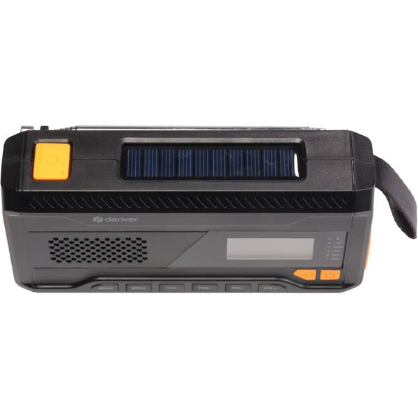 DAB+/FM Solar Kurbelradio mit SOS-Funktion & Warnmeldungen: 2000mAh Powerbank, Taschenlampe, Akku & USB - Ideal für Outdoor, Camping & Vorsorge