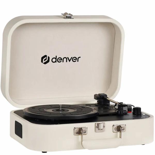 Giradischi valigetta bianco con software di registrazione per PC: giradischi e digitalizzazione vinili, RCA, AUX, USB - la perfetta esperienza vinile