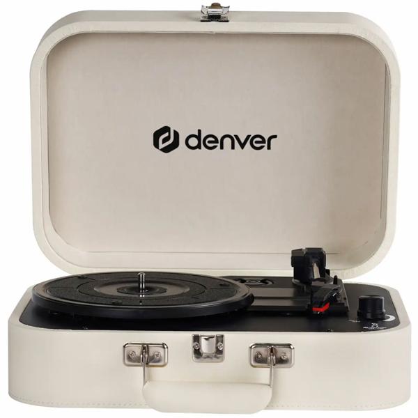 Giradischi valigetta bianco con software di registrazione per PC: giradischi e digitalizzazione vinili, RCA, AUX, USB - la perfetta esperienza vinile