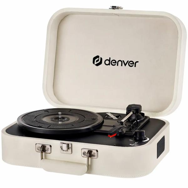 Giradischi valigetta bianco con software di registrazione per PC: giradischi e digitalizzazione vinili, RCA, AUX, USB - la perfetta esperienza vinile