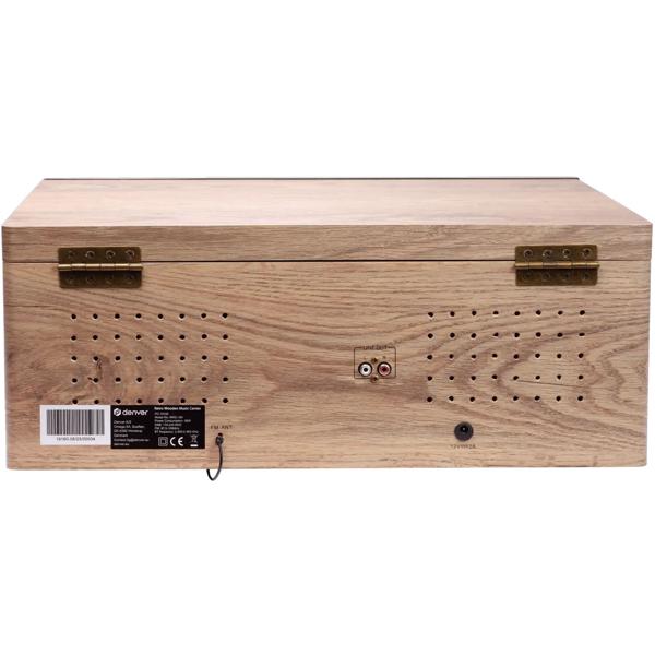 Chaîne musicale rétro : platine vinyle, radio DAB+/FM, CD, cassette, Bluetooth 5.3 et enregistrement USB. Élégante chaîne stéréo avec 2 x 90W et télécommande