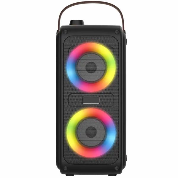 Bluetooth speaker 100W, RGB light effects, portable music box – Perfect for party, outdoor, karaoke & home