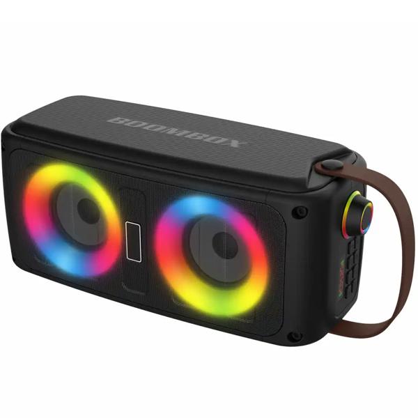 Bluetooth speaker 100W, RGB light effects, portable music box – Perfect for party, outdoor, karaoke & home
