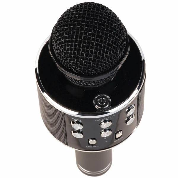 Wireless karaoke microphone with speaker – Bluetooth 5.0 for singing & party fun – great sound quality 3–4 hrs USB/AUX/MicroSD