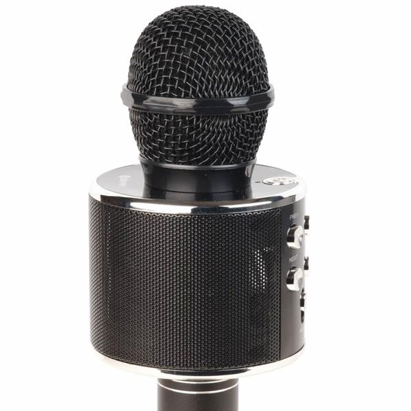 Wireless karaoke microphone with speaker – Bluetooth 5.0 for singing & party fun – great sound quality 3–4 hrs USB/AUX/MicroSD
