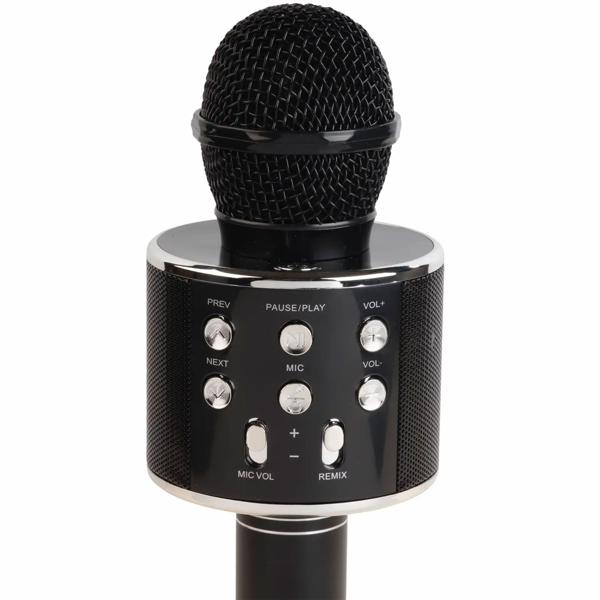 Wireless karaoke microphone with speaker – Bluetooth 5.0 for singing & party fun – great sound quality 3–4 hrs USB/AUX/MicroSD