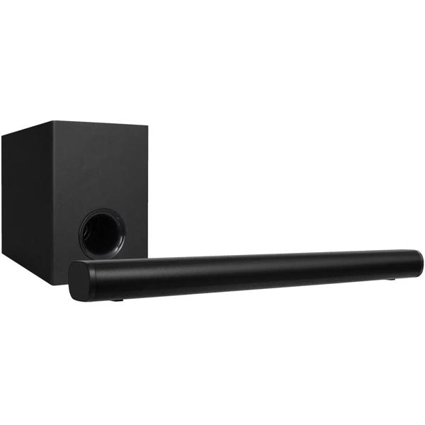 Soundbar Bluetooth con subwoofer: soundbar 2 x 20 watt & subwoofer 30 watt – altoparlanti TV & sistema home cinema – HDMI ARC, USB, AUX, montaggio a parete 