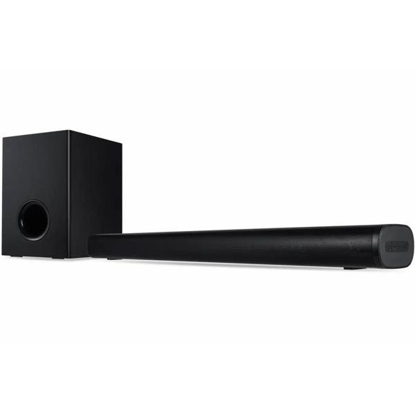 Soundbar Bluetooth con subwoofer: soundbar 2 x 20 watt & subwoofer 30 watt – altoparlanti TV & sistema home cinema – HDMI ARC, USB, AUX, montaggio a parete 