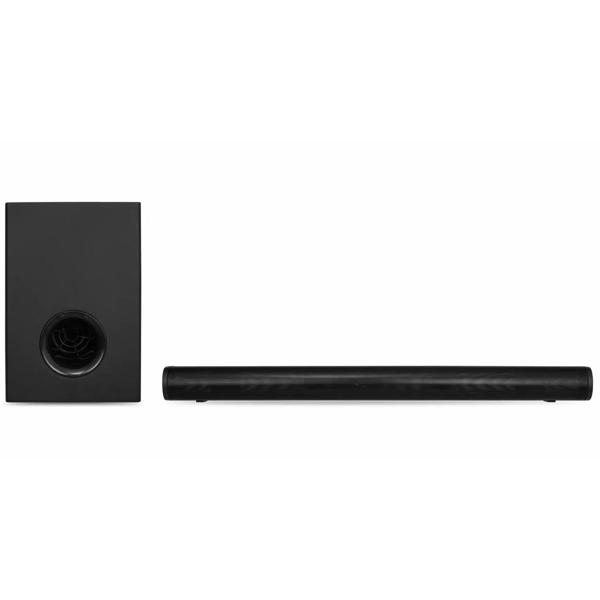 Soundbar Bluetooth con subwoofer: soundbar 2 x 20 watt & subwoofer 30 watt – altoparlanti TV & sistema home cinema – HDMI ARC, USB, AUX, montaggio a parete 