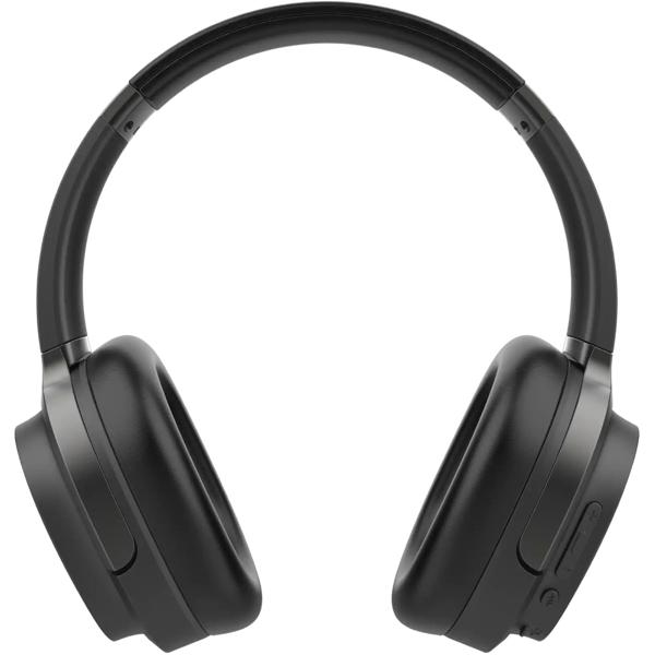 Bluetooth Over-Ear Kopfhörer Schwarz mit ANC - Active Noise Cancelling: Headset mit Mikrofon & AUX - Perfekt für Reise, Büro, Homeoffice 