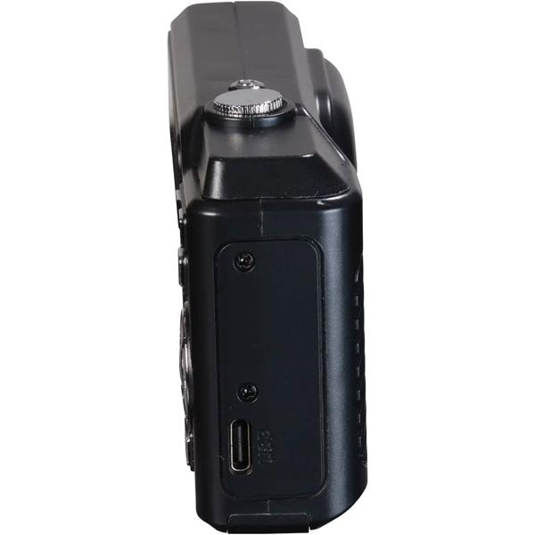 Appareil photo numérique 48 MP, vidéo Full HD 1080p et capteur CMOS 5 mégapixels, noir ; appareil photo compact pour voyage et vlogging – photos et vidéos ultra nettes