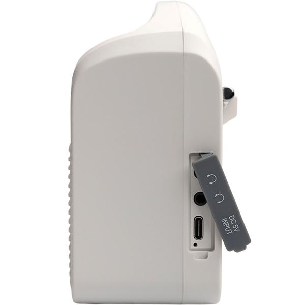 Altoparlante TV wireless: aiuto all’ascolto mobile per televisore – stazione base, Bluetooth, LCD, radio, SOS e connessione ottica – perfetto per anziani