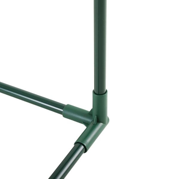 Foil greenhouse 120x60x60 cm, tomato house with A-roof, 16 mm galvanized steel, 140 g/m² PE film, UV protection & 2 windows with zipper