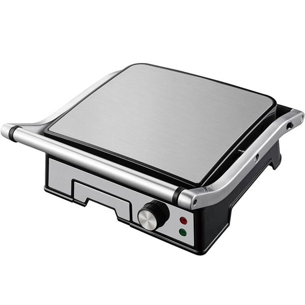 Grill a contatto potente da 2000 W con rivestimento antiaderente – ideale come pratico grill da tavolo per bistecche succose e sandwich